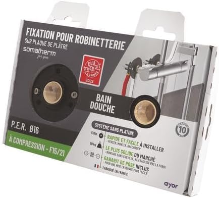 SOMATHERM FOR YOU - 303520302 - Befestigungssystem für Wanne/Dusche für Rohr per Durchmesser 16 - Ko