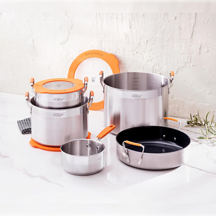 San Ignacio Compact - Set von 4 Fleischmessern - Hergestellt in Edelstahl - Mattes Finishblatt - Aca