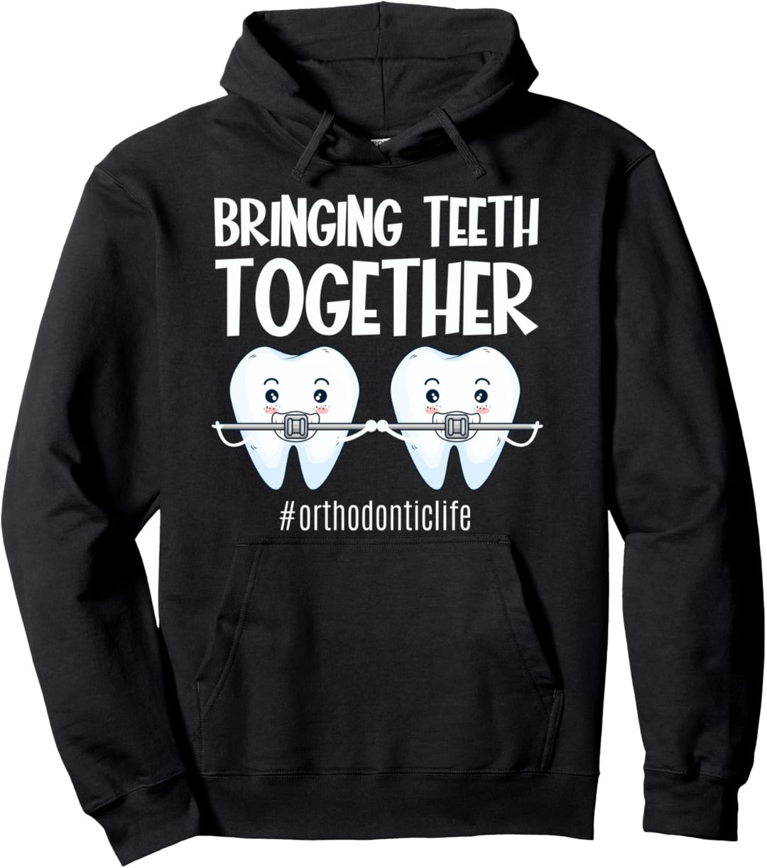 Kieferorthopäde Bringt Zähne zusammen Kieferorthopädisches L Pullover Hoodie