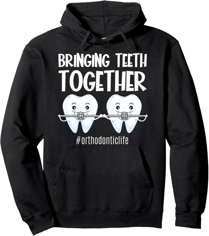 Kieferorthopäde Bringt Zähne zusammen Kieferorthopädisches L Pullover Hoodie