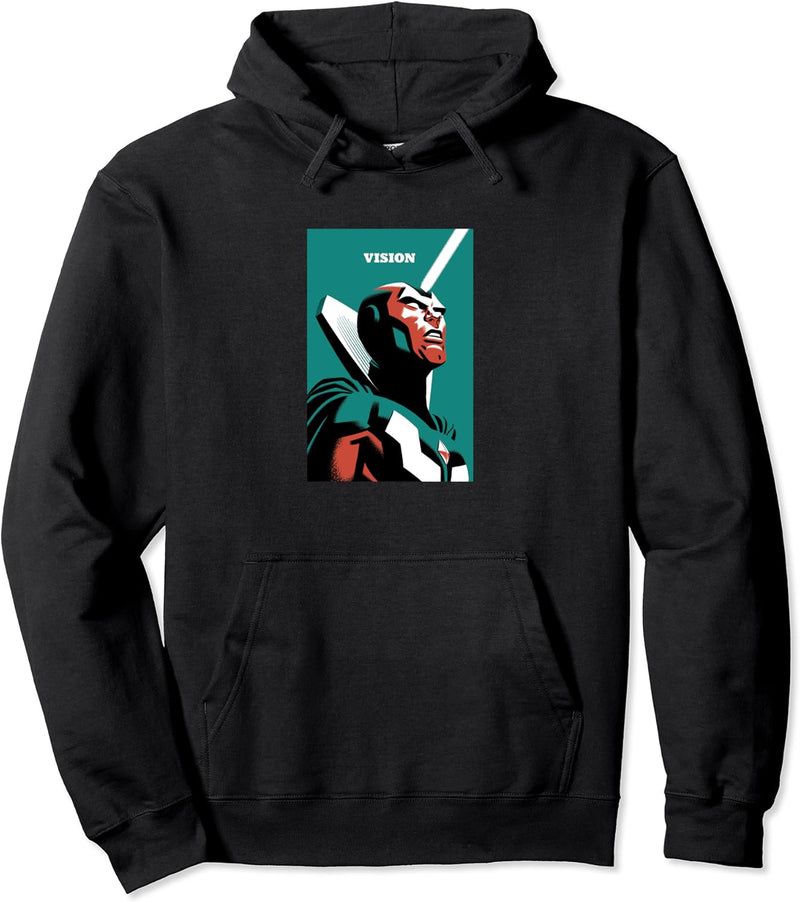 Marvel Vision Simple Poster Pullover Hoodie