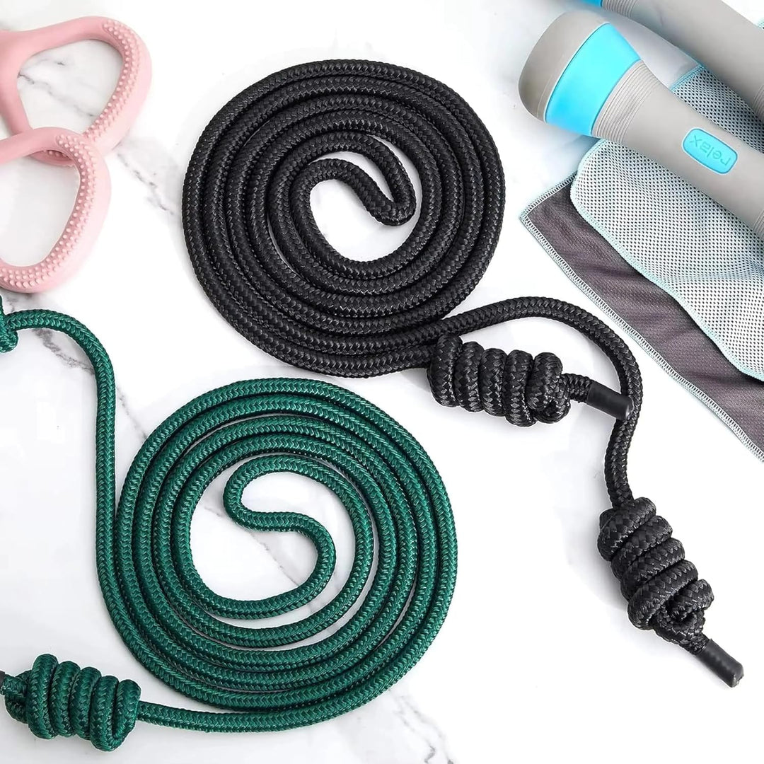 Rope Flow Springseil Multifunktional, 280cm Länge, extra robustes und griffiges Material Grün, Grün