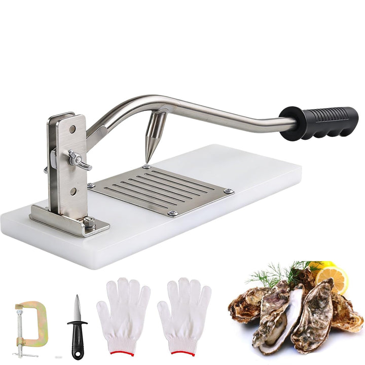 Professioneller Austernöffner,Stainless Steel Austernmesser,Comercial Austern-Öffner-Kit,für Restaur