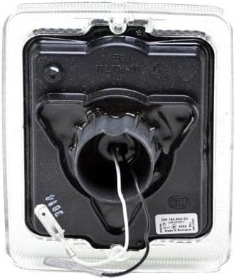 HELLA - Nebelschlussleuchte - LED - 24V - Einbau - Lichtscheibenfarbe: glasklar - Stecker: Flachstec