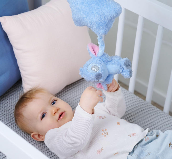Disney Stitch Spieluhr aus Plüsch – Kuscheltier mit Einschlafmelodie, weicher Stoff, detailreicher C