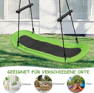 GOPLUS Höheverstellbare Schaukel bis 150 kg belastbar, Gartenschaukel für Erwachsene oder Kinder, ex