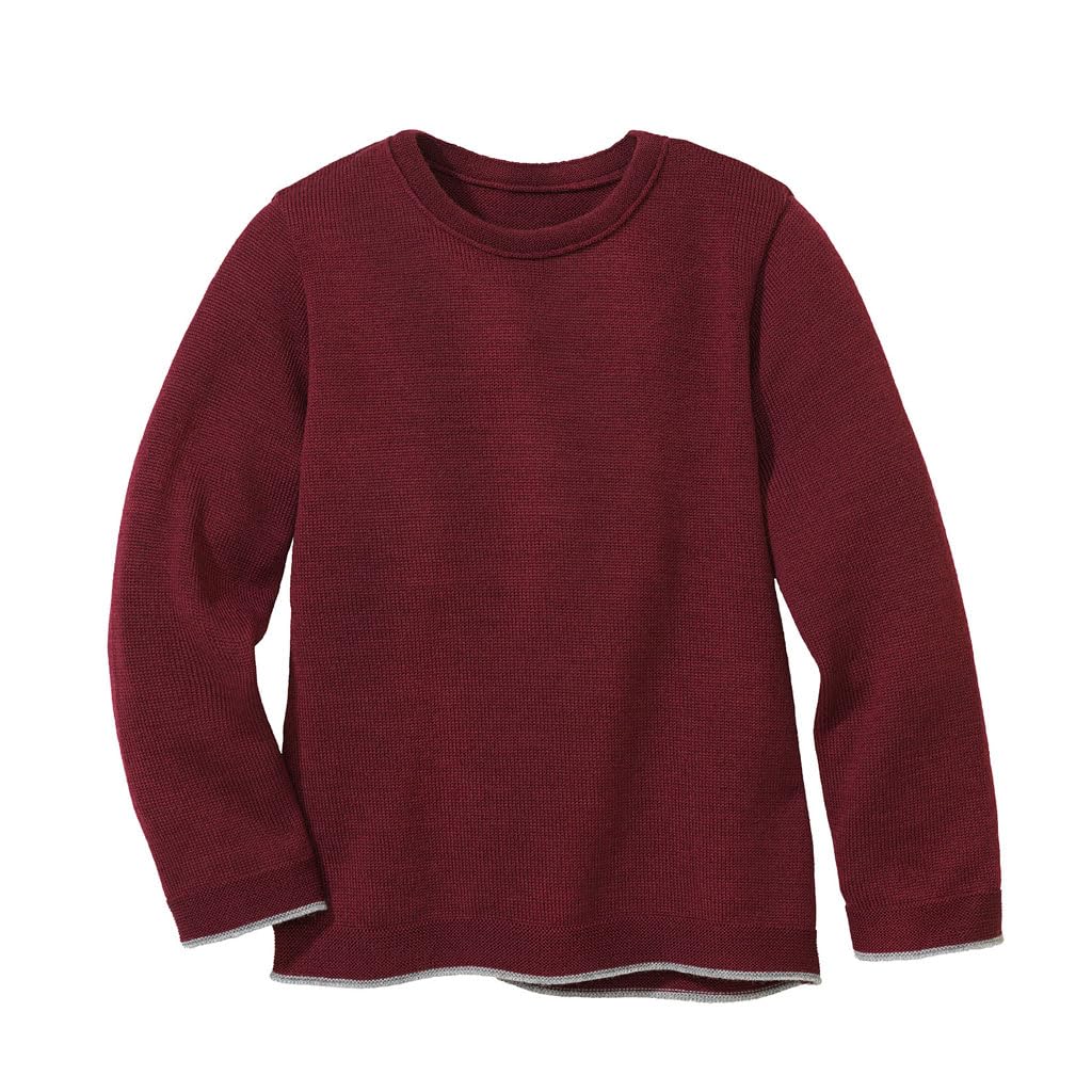 Disana Strick-Pullover, 100% Bio-Merinowolle GOTS, IVN Best | Zeitloses Design | Kleinkind, Kind, Un