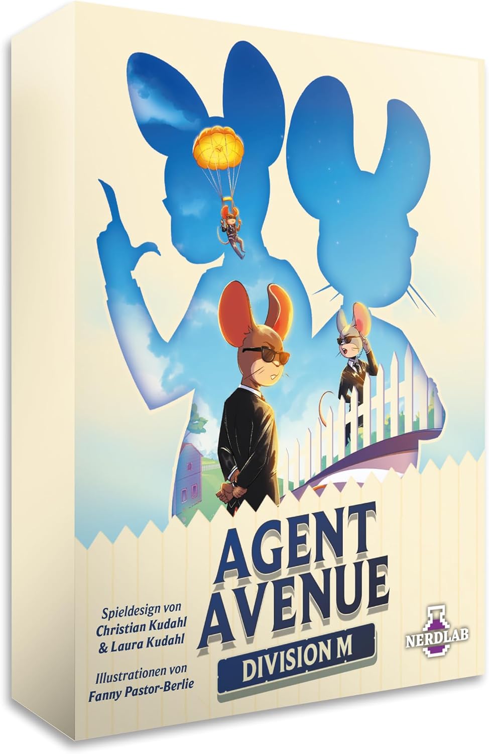 Agent Avenue + Agent Avenue Division M – Brettspiel Bundle Set Komplettset mit Division M Erweiterun
