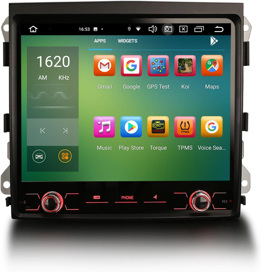 Erisin 8.4 Zoll 8-Kern 4GB+64GB Android 14 Autoradio Bluetooth GPS Navigation für Porsche Cayenne Ka