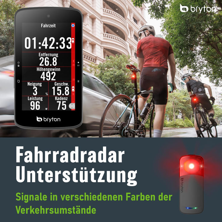 Bryton Rider S800T Bundle mit Herz, Tritt- und Geschwindkeitssensor
