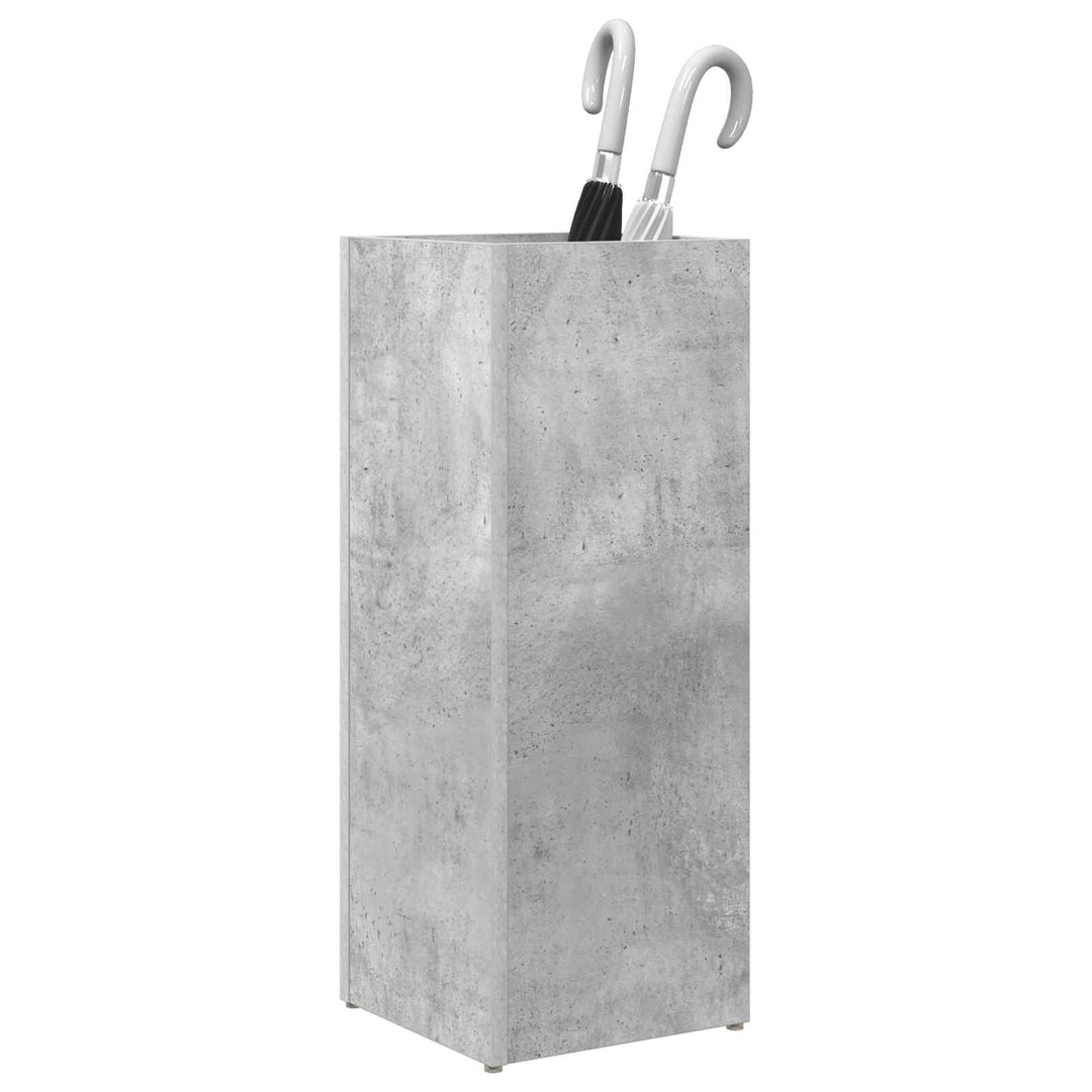vidaXL Sonnenschirmhalter Beton Grau 25 x 24,5 x 64 cm Holzwerkstoff, Kompakter, moderner Regenschir