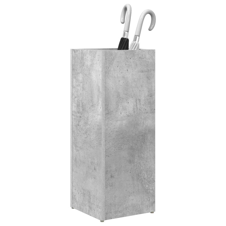 vidaXL Sonnenschirmhalter Beton Grau 25 x 24,5 x 64 cm Holzwerkstoff, Kompakter, moderner Regenschir