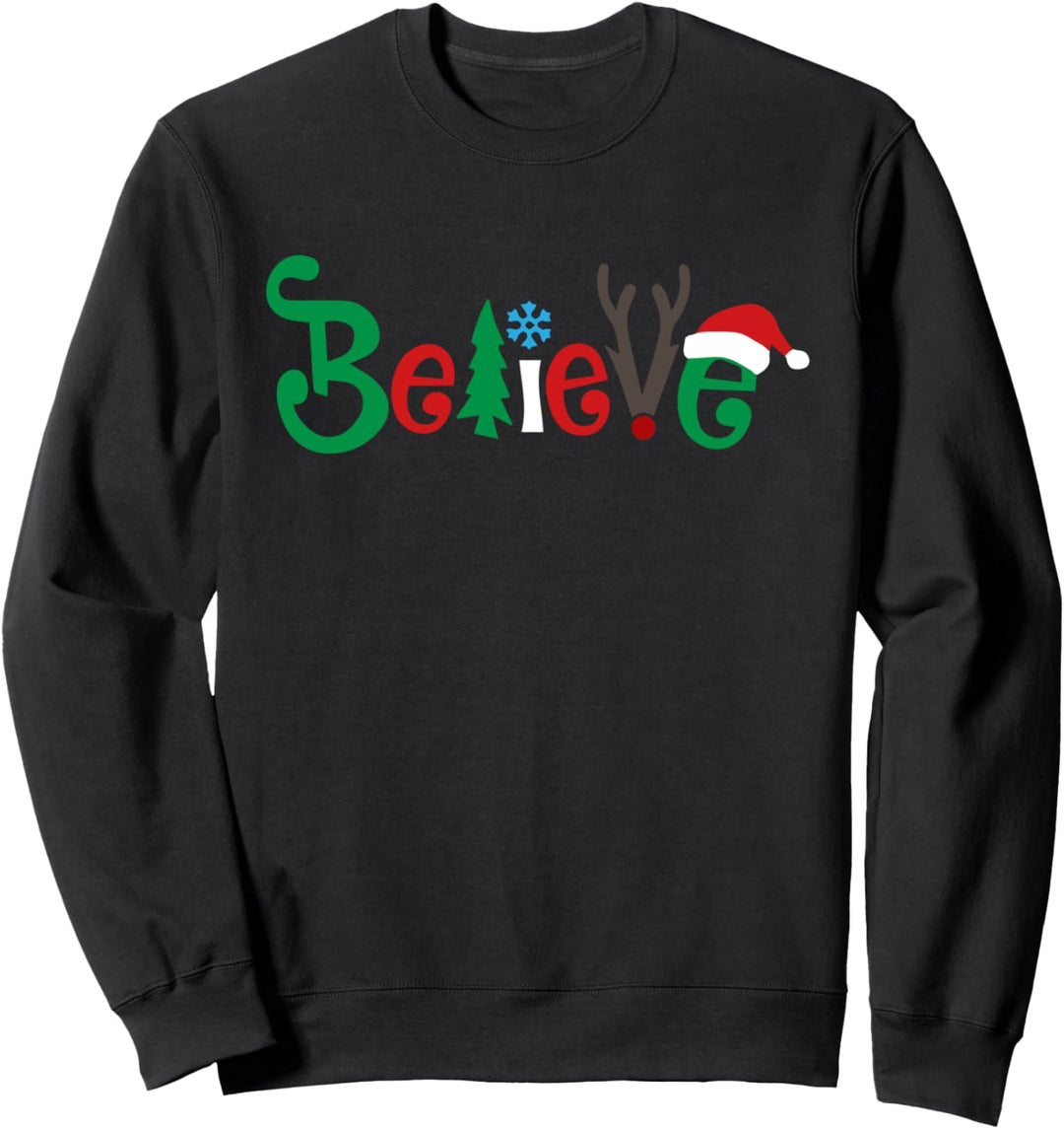 Weihnachten Weihnachtsmann Jungen Mädchen Männer Frauen Sweatshirt