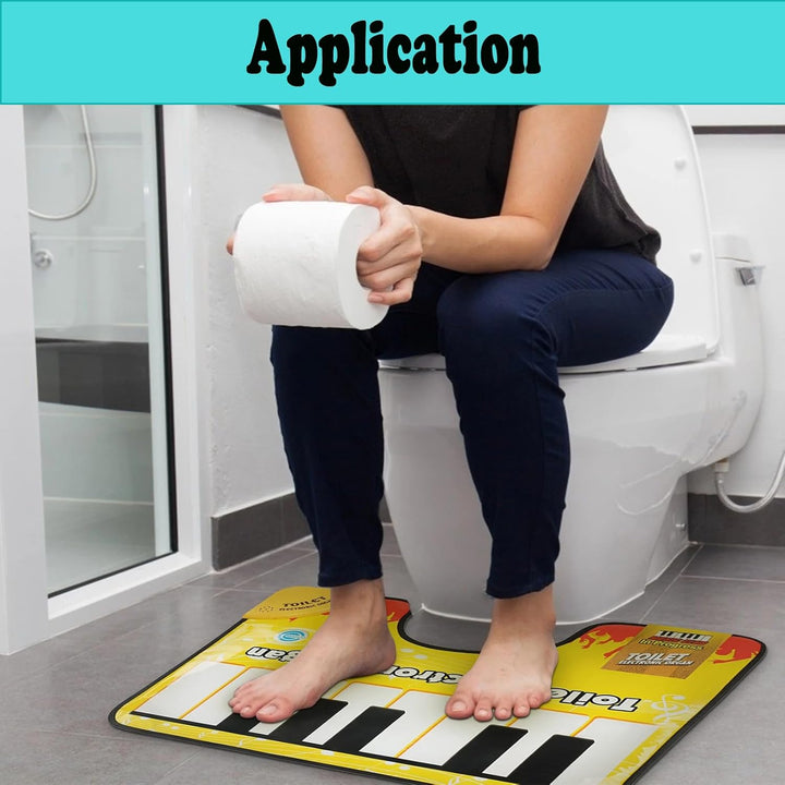 Toiletten Piano Matte, Toiletten Klavier Bodenmatte - Klavier Bodenmatte Mit Klavierklang, Toilet El