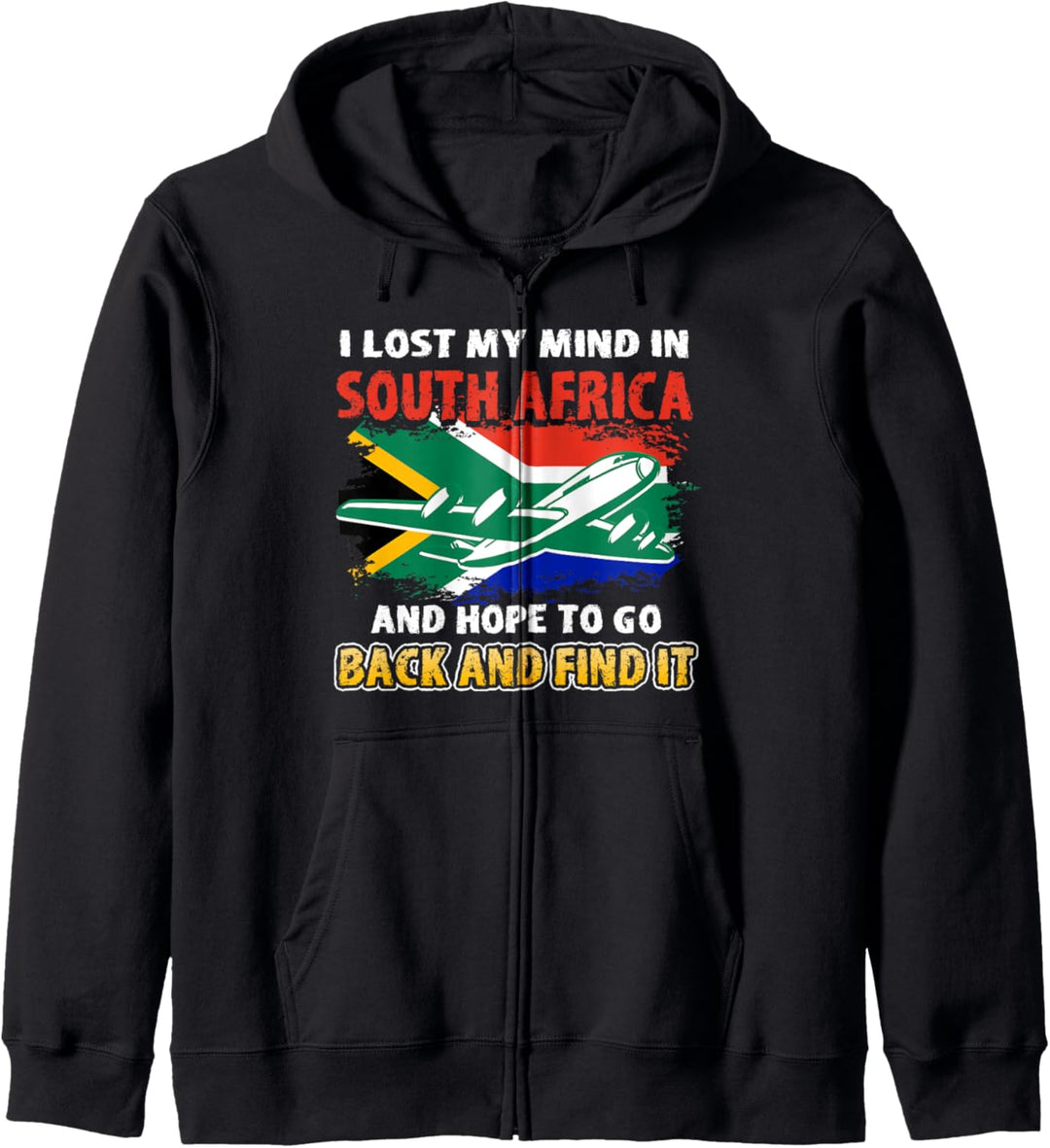 Ich verlor meinen Geist in Südafrika Hoffnung gehen zurück Kapuzenjacke