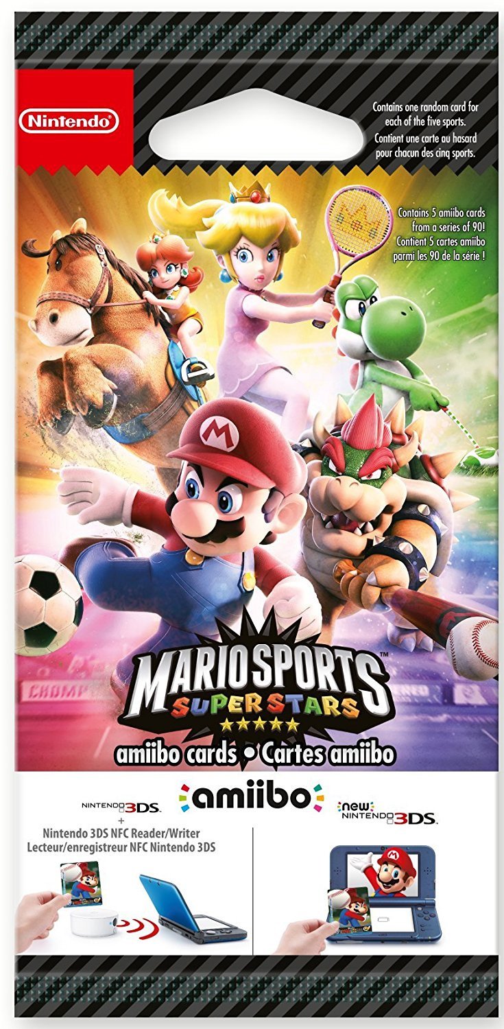 amiibo-Karten Mario Sports Superstars 5Stk. amiibo Karte Superstars 5Stk, amiibo Karte Superstars 5S