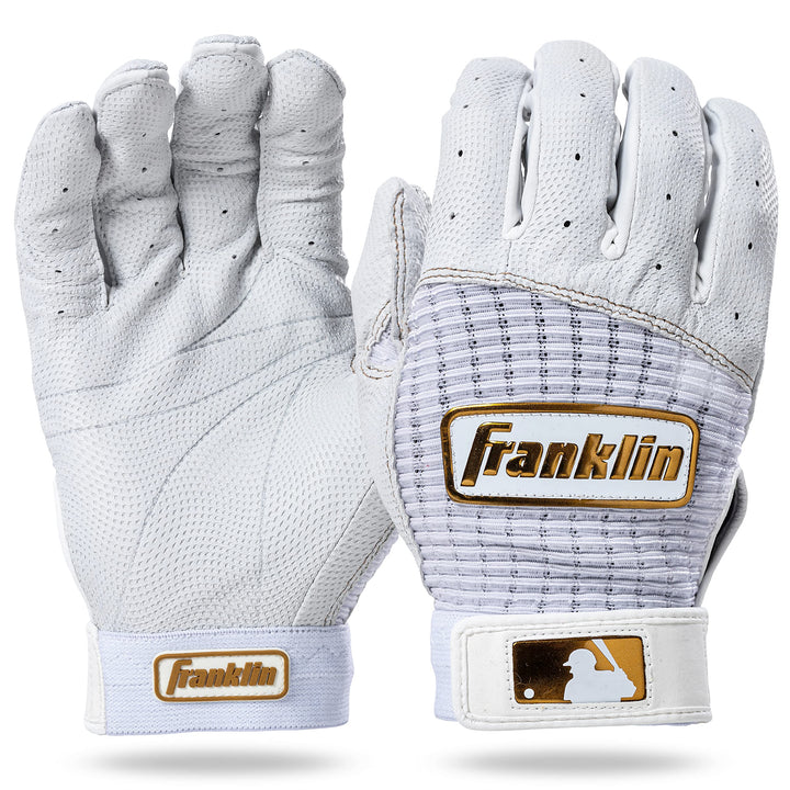 Franklin Sports MLB Cold Weather Pro Schlaghandschuhe Weiss Adult Small, Weiss Adult Small
