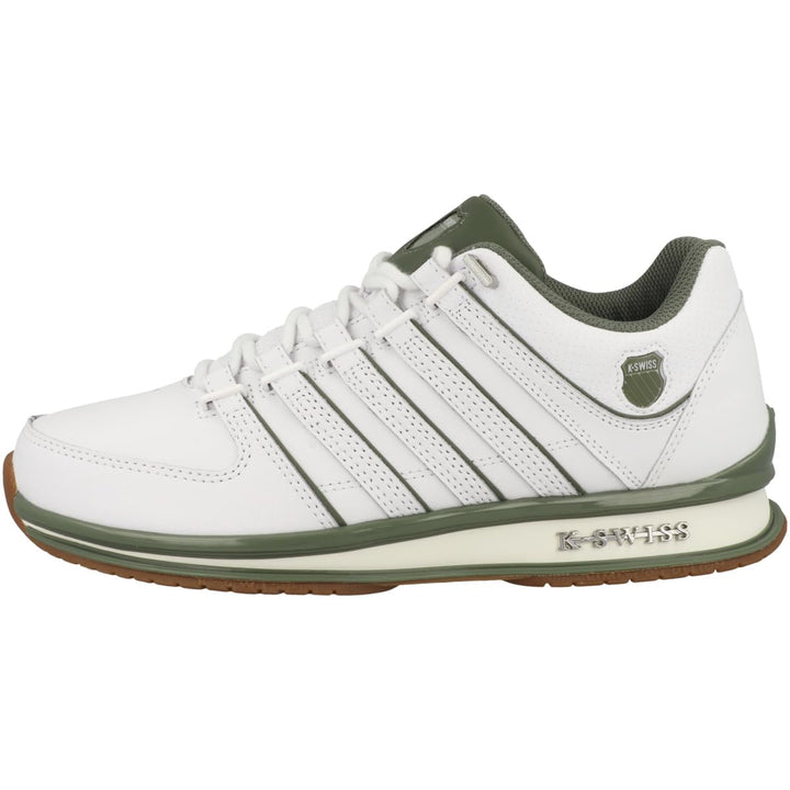 K-Swiss Rinzler SP 02283-088-M Herren Sneaker 40 EU White Deep Lichen Gum, 40 EU White Deep Lichen G