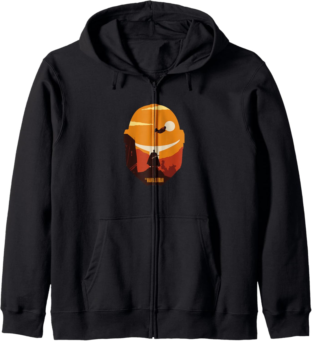 Star Wars The Mandalorian Moff Gideon Sunset Helmet Fill Kapuzenjacke