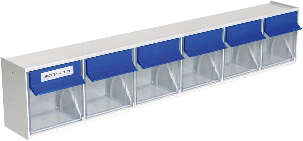hünersdorff Klarsichtbehälter/Aufbewahrungsbox/Riegel für ein optimales MultiStore-Lagersystem im Ba