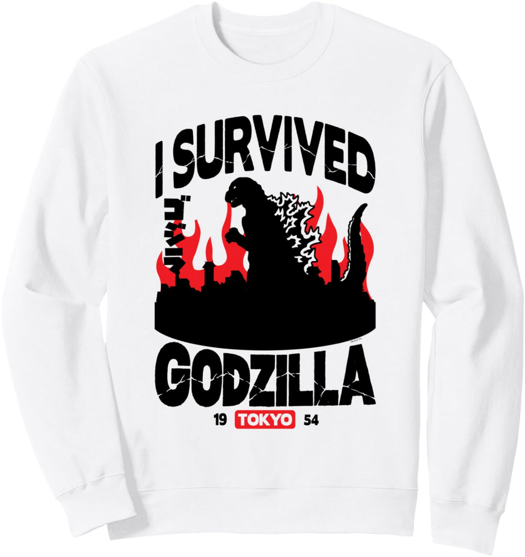 Godzilla Ich Habe Godzilla Überlebt Sweatshirt