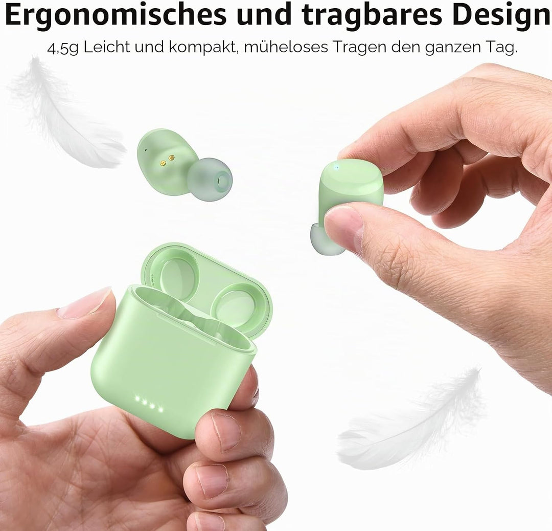 TOZO T6 Kopfhörer Kabellos Bluetooth 5.3 Bluetooth Kopfhörer, In Ear Kopfhörer 50 Std Akkulaufzeit m