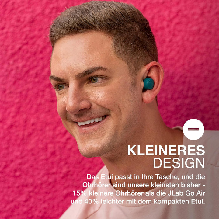 JLab Go Air Pop+ In Ear Kopfhörer kabellos Bluetooth, True Wireless Kopfhörer, 35+ Std. Headphones,