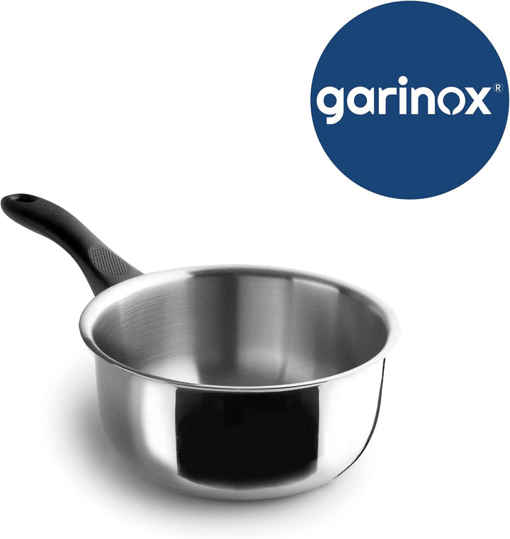 Lacor - 31218 - Garinox Gerader Topf, Edelstahl, glänzend poliert, ergonomischer Bakelitgriff, 2 Lit