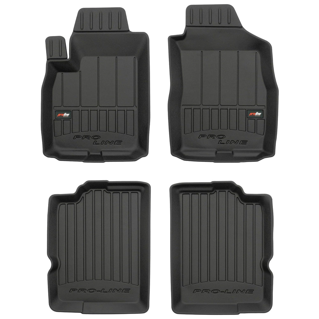 SMK Gummimatten Auto fussmatten Satz für FIAT Panda II 2003-2012 Erleben Sie einen neuen Standard de