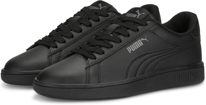 PUMA Unisex Kinder Smash 3.0 L Jr Sneaker 38.5 EU Puma Black Shadow Gray, 38.5 EU Puma Black Shadow
