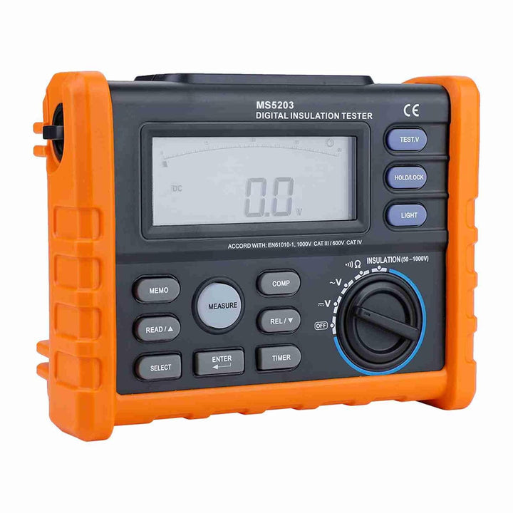 Isolationswiderstandsprüfer MS5203 Digital- und Analoganzeige 50-1000 V Isolationswiderstandsprüfger