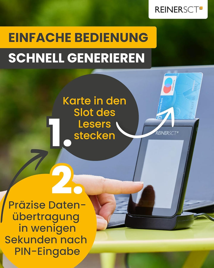 REINER SCT tanJack deluxe I Premium TAN-Generator und Authenticator I Erstklassiger TAN-Generator fü
