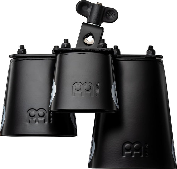 Meinl Percussion SLTRI-BK Triple Bell, schwarz