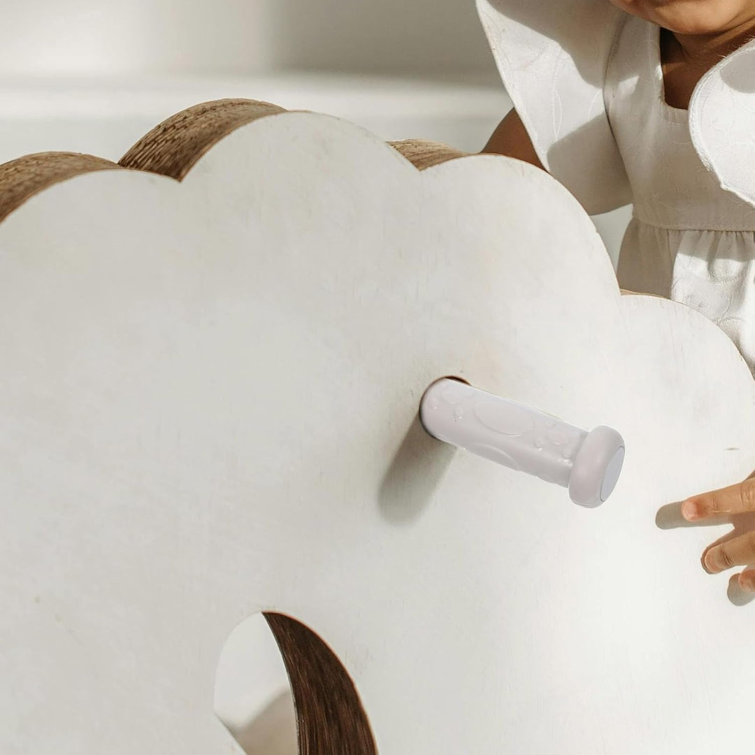 Supvox Schaukelpferd Griffe 2Er Set Kunststoff Ersatzgriffe Mit Gewinde Für Sicheren Halt Und Univer