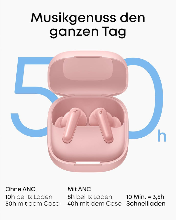 soundcore P31i by Anker, adaptives Noise Cancelling in Echtzeit, Hi-Res Sound, kabellose Bluetooth-K