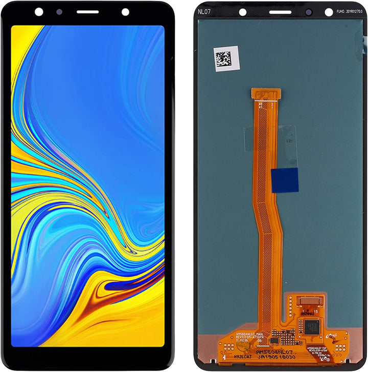 SwarKing LCD Display kompatibel mit Samsung Galaxy A7 (2018) SM-A750 Touch Screen Digitizer (Schwarz