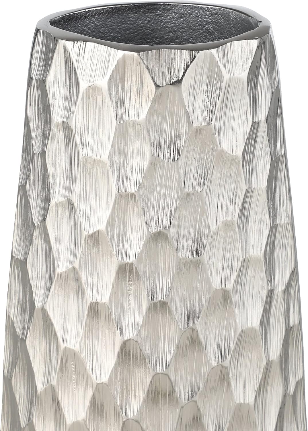 EGLO LIVING Metallvase Nilgaut, Elegante Deko Vase, gehämmerte Dekovase für Wohnzimmer, Blumenvase a