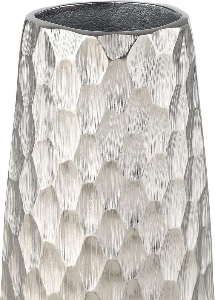 EGLO LIVING Metallvase Nilgaut, Elegante Deko Vase, gehämmerte Dekovase für Wohnzimmer, Blumenvase a