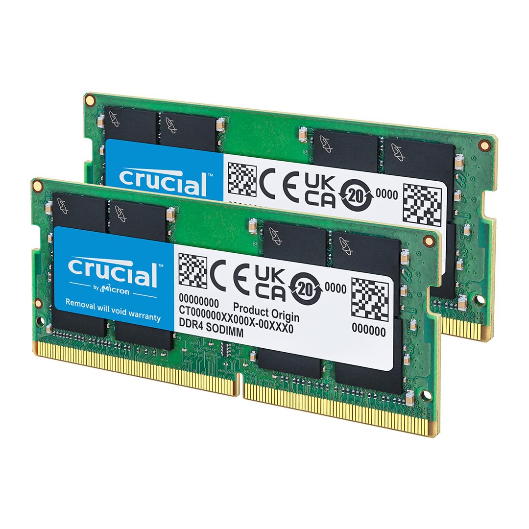 Crucial RAM CT2K8G4SFRA32A 16GB (2x8GB) DDR4 3200MHz CL22 (2933MHz oder 2666MHz) Laptop Arbeitsspeic