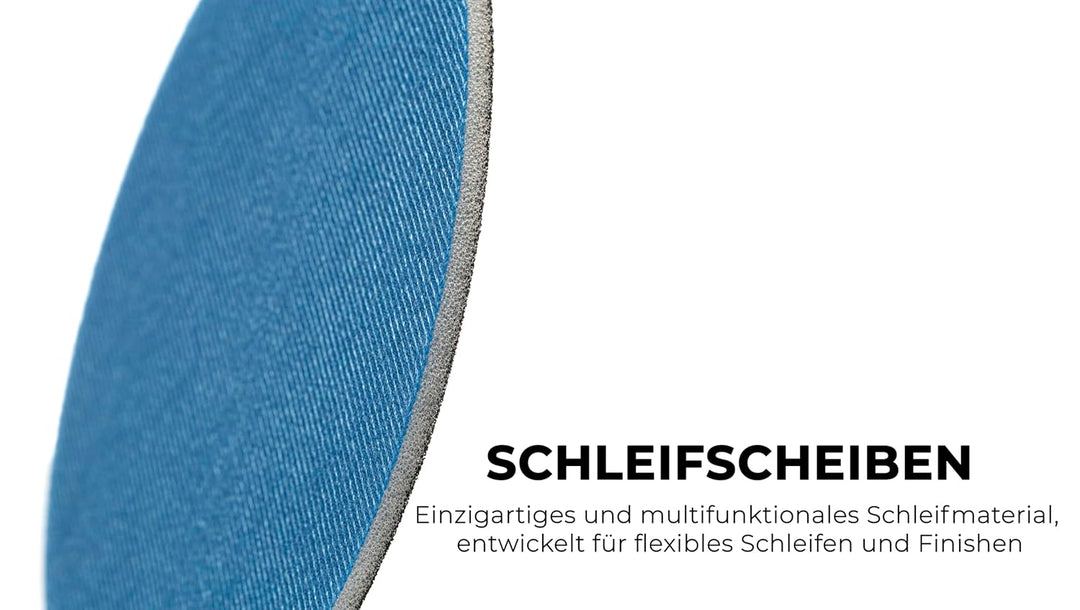 GLASS POLISH 14302 GlasX60 Profi Schleifscheibe für Glas, Siliziumkarbid Schleifscheibe mit Haken un