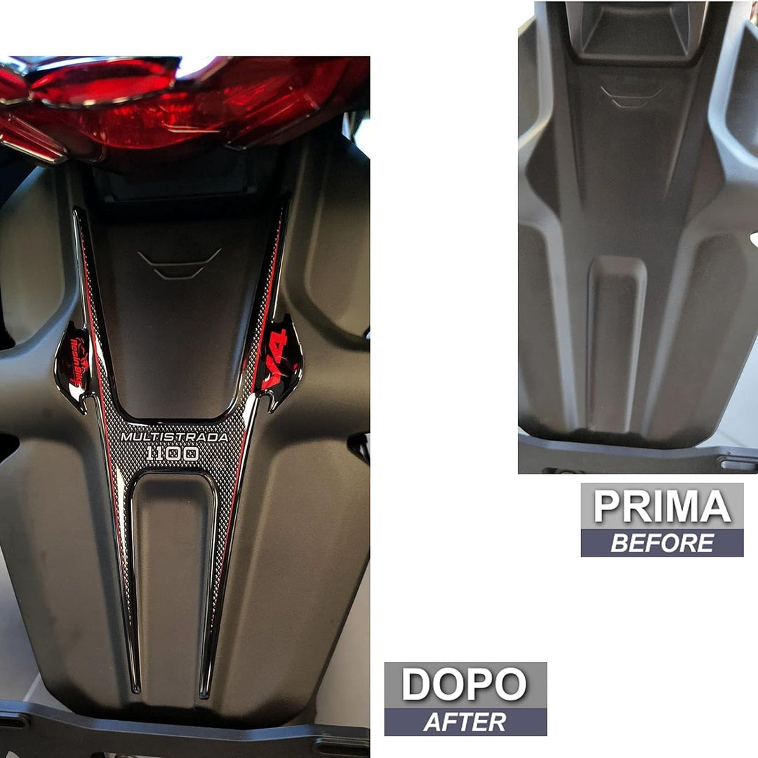 Aufkleber Motorrad Kompatibel Mit Ducati Multistrada V4 1100. Tankpad - Schutz Stopfen - Zehenbereic