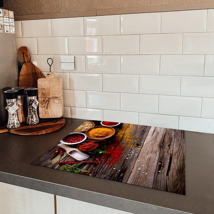 KitchenYeah© Herdabdeckplatte Einteilig Induktionsmatte Küche Abdeckung Ceranfeld Herd Abdeckplatte