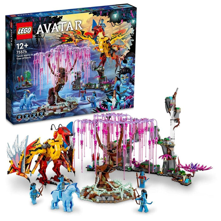 LEGO 75574 Avatar Toruk Makto und der Baum der Seelen, Bauspielzeug mit 4 Minifiguren, im Dunkeln le