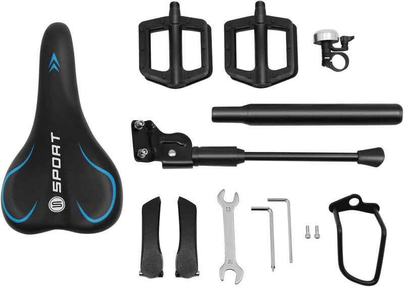 BJTDLLX 26 Zoll Mountainbike Premium Jungen Fahrrad Mädchen Aluminiumlegierung MTB Fahrräder 21 Gang