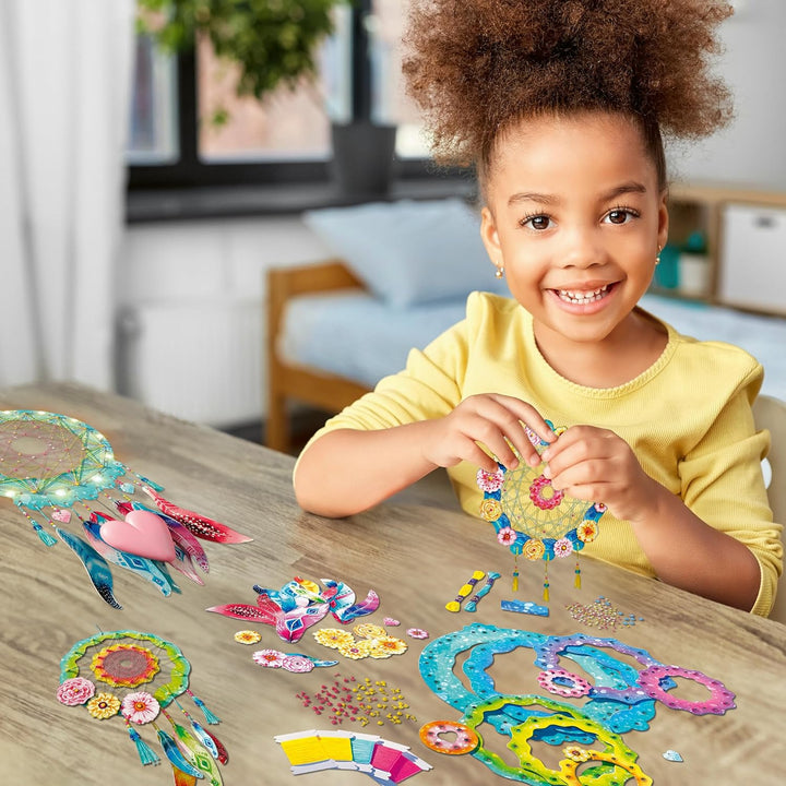 Ravensburger 18235 String Art Maxi:Dreamcatcher, String Art Bastelset für Kinder ab 8 Jahren, Kreati
