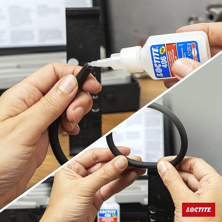 LOCTITE 406 O-RING Kit, Notfall-Reparatur von O-Ringen, O-Ring Set mit LOCTITE 406 Kleber, Werkzeug-