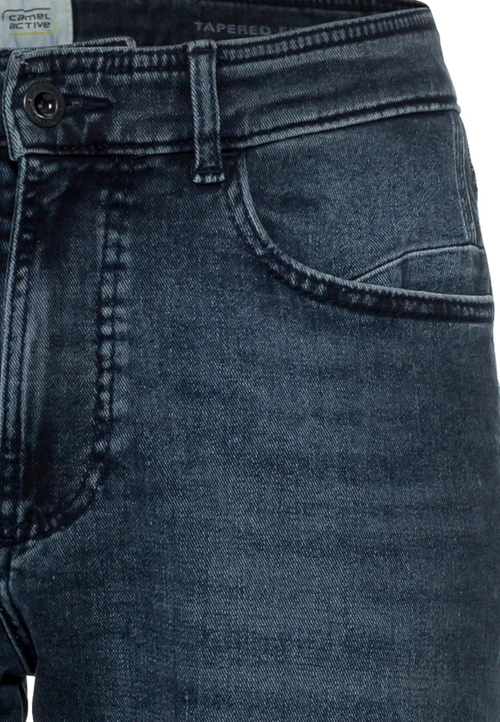camel active Herren Tapered Fit fleXXXactive® Jeans 31W / 34L Dunkelblau, 31W / 34L Dunkelblau