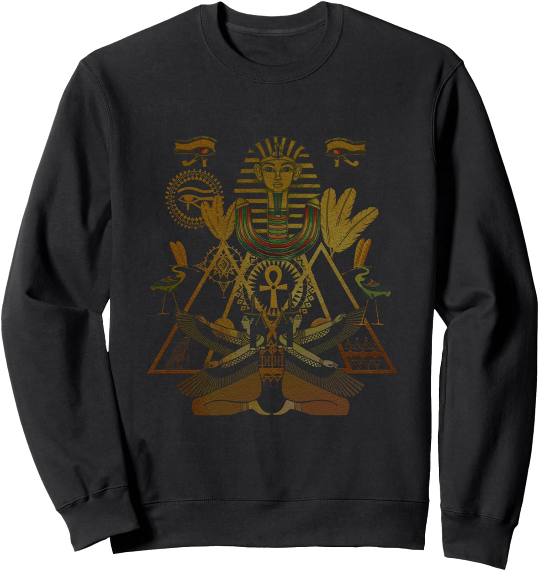 Ancient Egypt Kemetic Egyptian Spirituality King TUT Pharaoh Sweatshirt