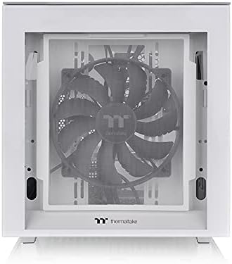 Thermaltake Divider 200 TG Snow | Micro-ATX-PC-Gehäuse | 3 x gehärtetes 3mm Glasseitenteil | weiss 2