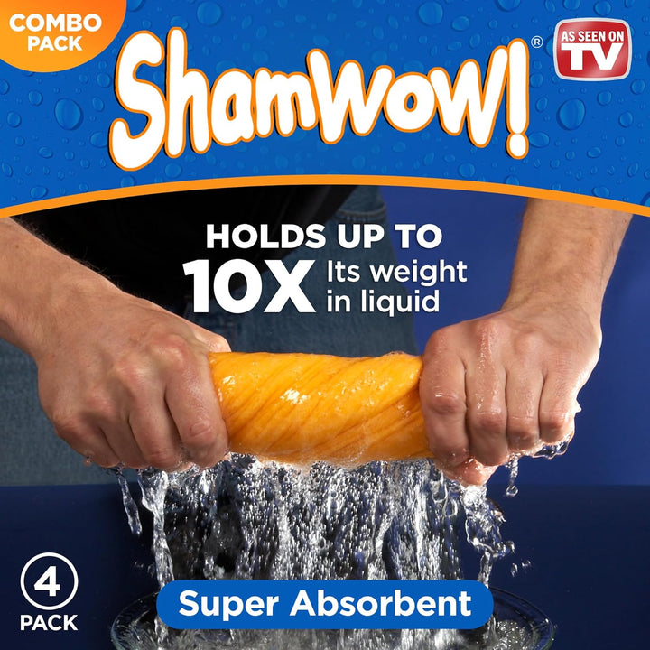 ShamWow Das Original - Super Absorbent Multi-Purpose Cleaning Shammy (Chamois) Tuch-Tuch, maschinenw
